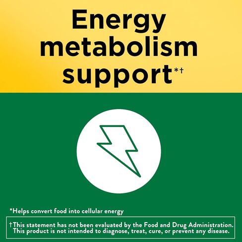 Nature Made Super B Energy Complex، مكمل غذائي لدعم وظائف خلايا الدماغ، 60 كبسولة هلامية، كمية تكفي 60 يومًا in Kuwait