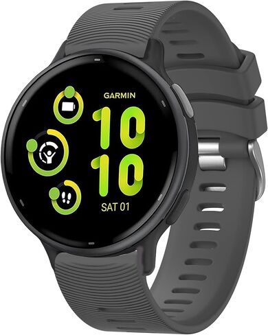 أساور Meliya متوافقة مع سوار ساعة Garmin Vivoactive 5 / Vivoactive 3، Garmin Venu 2 Plus / Venu Sq / Venu Watch Bands للنساء والرجال، حزام بديل رياضي من السيليكون الناعم لـ Garmin Vivoactive 5، Vivoactive 3 Music، Venu 2 Plus، Venu Sq، Venu، فيفوموف in Kuwait
