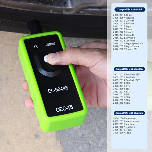 أداة إعادة تعلم Tpms، مبرمج مستشعر الإطارات العملي لمراقبة ضغط الإطارات متوافق مع Ford GMC Buick Mazda Lincoln، ملحقات السيارات الاحترافية Tpms Scan Tool in Kuwait