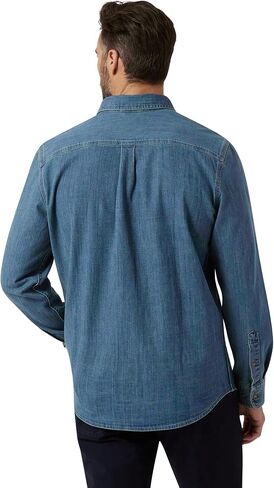 Chaps Men's Shirt - Comfort Stretch Button Down Denim Shirt - Casual Long Sleeve Collared Shirt for Men, M-XXL in Saudi Arabia