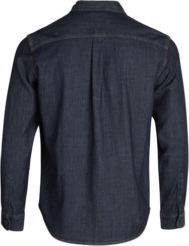 Chaps Men's Shirt - Comfort Stretch Button Down Denim Shirt - Casual Long Sleeve Collared Shirt for Men, M-XXL in Saudi Arabia