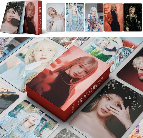 55Pcs Lomo card set For IU New Album Photo Card The Winning Photocards Merchandise gift for Girls and Boys Collection Decorations in Saudi Arabia