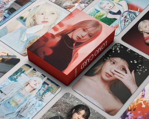 55Pcs Lomo card set For IU New Album Photo Card The Winning Photocards Merchandise gift for Girls and Boys Collection Decorations in Saudi Arabia