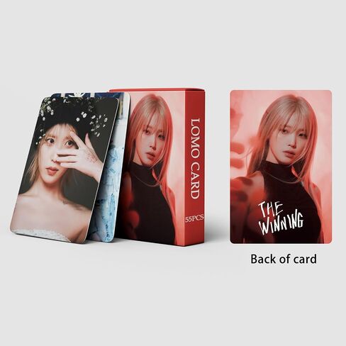 55Pcs Lomo card set For IU New Album Photo Card The Winning Photocards Merchandise gift for Girls and Boys Collection Decorations in Saudi Arabia
