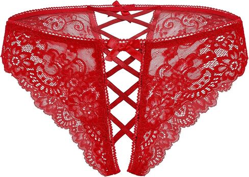 Avidlove Panties for Women Sexy Cheeky Underwear Criss Cross Lace Hipster Panty in Saudi Arabia