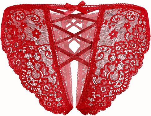 Avidlove Panties for Women Sexy Cheeky Underwear Criss Cross Lace Hipster Panty in Saudi Arabia