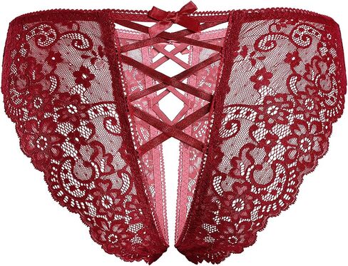 Avidlove Panties for Women Sexy Cheeky Underwear Criss Cross Lace Hipster Panty in Saudi Arabia