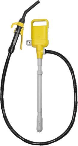 TERA PUMP MultiPurpose Fuel Transfer Pump w/Auto-stop Sensor - 2X Powerful Motor - 2.6 Gal/Min, 2 x D Batteries (Not Included), Portable Gas Pump w/ 4.1ft Discharge Hose in Saudi Arabia