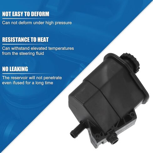 X AUTOHAUX Power Steering Reservoir Automotive Power Steering Tank Replacement No.5073241AA/5073240AA for Chrysler for Dodge Durango for Ram 1500 in Saudi Arabia