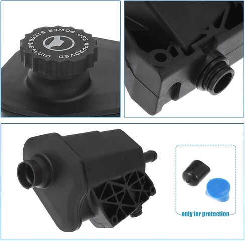 X AUTOHAUX Power Steering Reservoir Automotive Power Steering Tank Replacement No.5073241AA/5073240AA for Chrysler for Dodge Durango for Ram 1500 in Saudi Arabia
