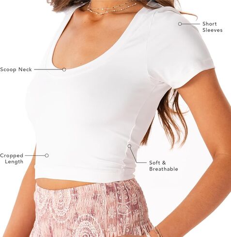 Lotus and Luna Athletic Scoop Neck Tops Womens Workout Tank Tops with Built-in Bra, Yoga Tops, and Activewear in Kuwait