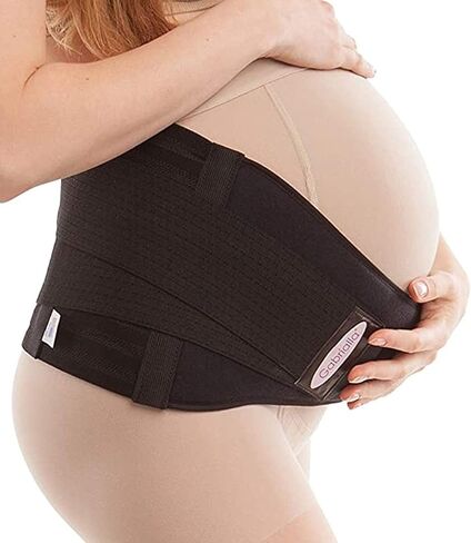 GABRIALLA Pregnancy Belly Band - Strong Support, 8" Wide, Made In USA in Saudi Arabia