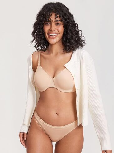 Gratlin Women's Underwire Nursing Bras Minimizer Maternity Bra Support Coverage Breastfeeding Bralette in Kuwait