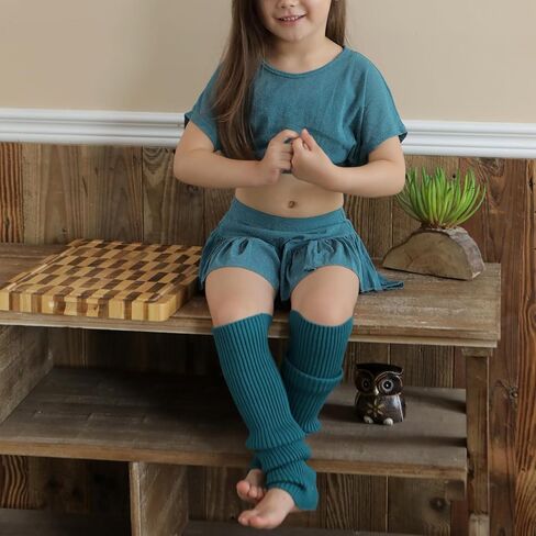 Nanxson Knit Ribbed Leg Warmer Y2K 80s Womens Lolita Harajuku Leg Warmer Sports Party Yoga Dance Accessories in Kuwait