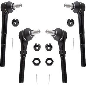 BOXI 4pcs Front Inner Outer Tie Rod Ends for Ford Expedition 1997-2002/for F-150 1997-2003/F-250 1997-1999 / for Lincoln Blackwood 2002/Navigator 1998-2002 - FIT 2WD ONLY | ES3364 ES3365 ES3366 ES3367