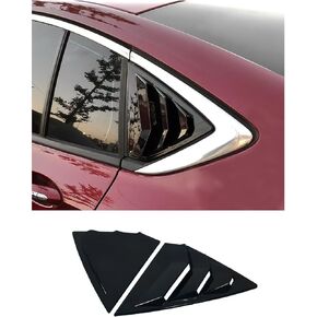 Side Window Louvers Decals Compatible with 2018-2020 Buick Regal, Blind Air Vent Shades Cover for Regal Exterior Accessories(Black)