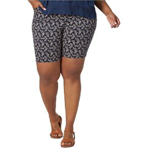 Lee Women's Plus Size Legendary 9" Chino Bermuda Short