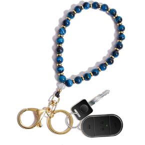 Beaded Keychain Wristlet 14k Gold Wrist Keychain Bracelet Cute Keychain Accessories Car Key Chain Bracelet for Women