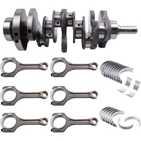 Engine 3.3 Crankshaft Connecting Rods & Main Rod Bearings Kit for 2011-2019 Hyundai Santa Fe Kia Sorento Sedona 3.3L G6DH