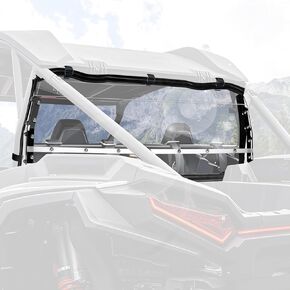 StarknightMT RZR Rear Windshield - 2024+ RZR XP 1000 Windshield Compatible with POLARIS RZR XP 1000/XP 4 1000 Thicken Poly RZR Back Window Accessories Parts