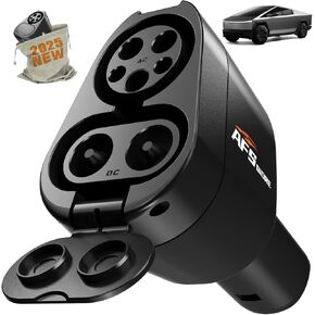 CCS & J1772 to Tesla Adapter, Upgraded 2In1 250KW SuperFast Charging Adapter, Fit for Model Y, 3, S, X, Cybertruck, Compatible with Level 1 2 3 Charging Stations with CCS1& J1772 Plug