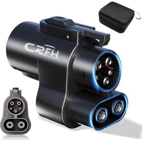 NACS to CCS1 EV Charging Adapter for Ford and Rivian Vehicles only, Compatible with Tesla Superchargers, 500 Amps/1,000V 250KW Fast Charge Connector for Seamless EV Charging Experience in Saudi Arabia
