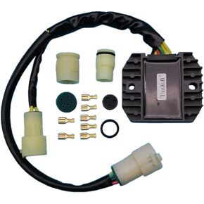 Voltage Regulator Rectifier Compatible with Kawasaki Motorcycle Ninja ZX-6R ZX6-R ZX6R ZX636 ZX6-RR ZX-6RR ZX6RR ZX600 21066-0002 210660002 2003 2004 New Z45