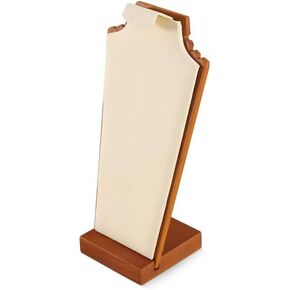 Wooden Necklace Display Mannequin Stand, Pendant Earring Storage Holder, Jewelry Bust Organizers, Shop Showcase Tloakroom Table Jewelry Rack