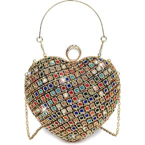 New Elegant Women's Clutch Bag with Sparkling Diamond Design - Perfect for Evening Parties and Special Occasions in Saudi Arabia