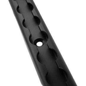 US Cargo Control Black L Track, 4 Foot Black Anodized Aluminum L-Track Trailer Tie Down Rail for Enclosed Trailers, Utility Trailers, or Truck Beds, Secure Motorcycles, ATVs, and Bikes