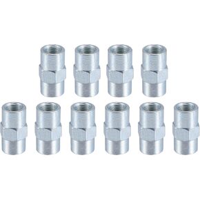 X AUTOHAUX 10pcs Motorcycle Brake Line Tube Fittings M10x1mm for 3/16" Hydraulic Brake Lines Union Durable Brake Pipe Connector