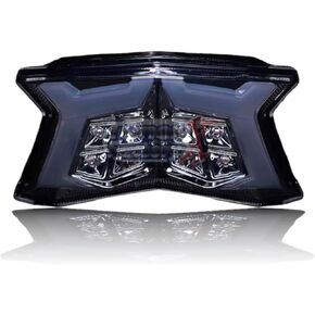 Integrated Led TailLight FIT Kawasaki Z900 Smoked 2017 2018 2019 2020 2021 2022 2023 2024 NINJA 650 Z650 2017 2018 2019 2020 2021 2022 e-mark on Z H2 2020 2021 2022 2023 2024, 000040045S