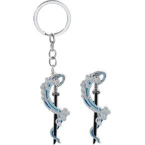 Anime Demon Slaye Keychains Sword Keychains Cosplay Collection Souvenir Key Chains Gifts for Men Women Jewelry