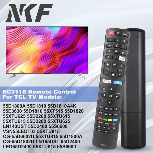 RC802N Remote Control for TCL TV Remote Replacement YLI2 32S6000S 40S6000FS 43S6000FS 49S6000FS TV in Saudi Arabia