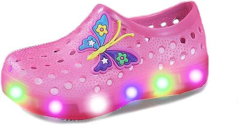YUNICUS Boys and Girls Closed-Toe Sandals Led Light Up Sport Lightweight Sandal Outdoor Water Shoes in Kuwait