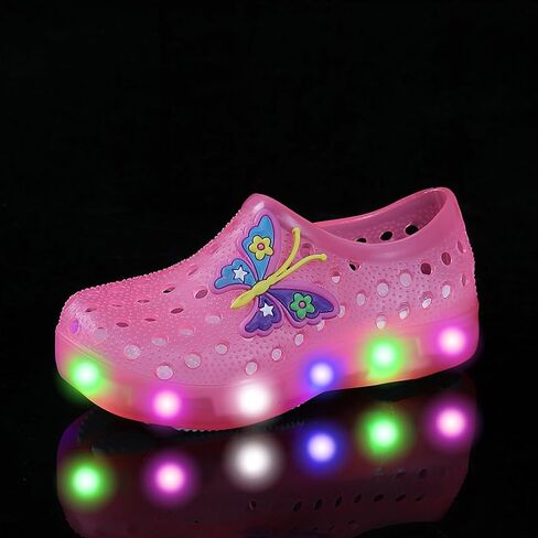 YUNICUS Boys and Girls Closed-Toe Sandals Led Light Up Sport Lightweight Sandal Outdoor Water Shoes in Kuwait