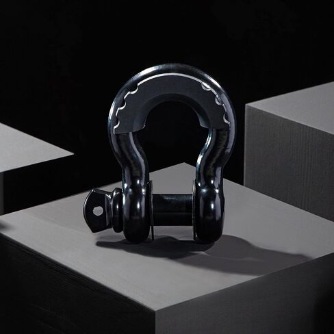 Deluxe-Grade D-Ring Shackle Kit 3/4" Off-Road Vehicle Recovery, 7/8" Threaded Pin & Rubber Isolators Included. 9.5 Ton (19,000 lbs.) Breaking Strength, 4.75 Ton Work Load Limit. (Set of 2) in Saudi Arabia