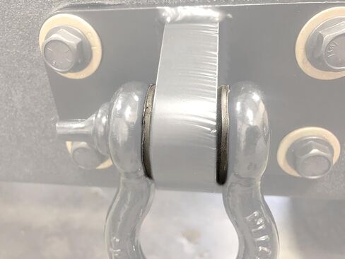 عازل تكبل بحلقة على شكل حرف D من ريد هاوند متوافق مع مجموعة جيب سحب الطرق الوعرة 3/4 بوصة كاتم صوت كليفيس in Kuwait