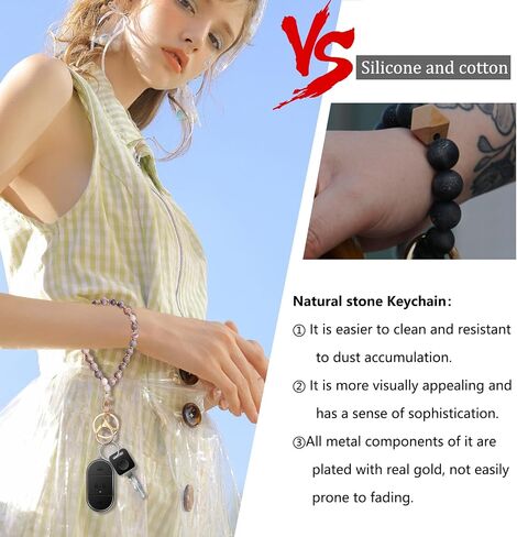 Beaded Keychain Wristlet 14k Gold Wrist Keychain Bracelet Cute Keychain Accessories Car Key Chain Bracelet for Women in Saudi Arabia