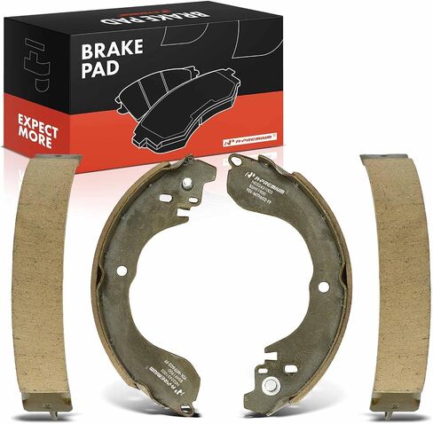 A-Premium Rear Ceramic Drum Brake Shoes Set Compatible with Select Nissan, Jeep, Dodge, Chrysler Models - Sentra Versa 2007-2012, Cube 2009-2014, Compass Patriot 2008-2017, Avenger, Caliber, Sebring in Saudi Arabia