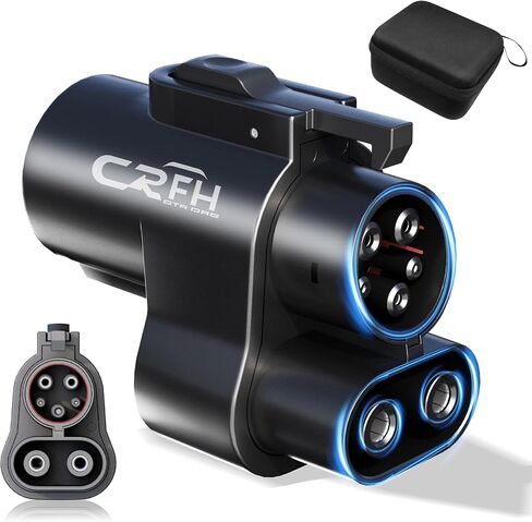 محول شحن NACS إلى CCS1 EV لمركبات Ford وRivian فقط، متوافق مع شواحن Tesla الفائقة، موصل شحن سريع 500 أمبير/1000 فولت 250 كيلو وات لتجربة شحن سلسة للمركبات الكهربائية in Saudi Arabia