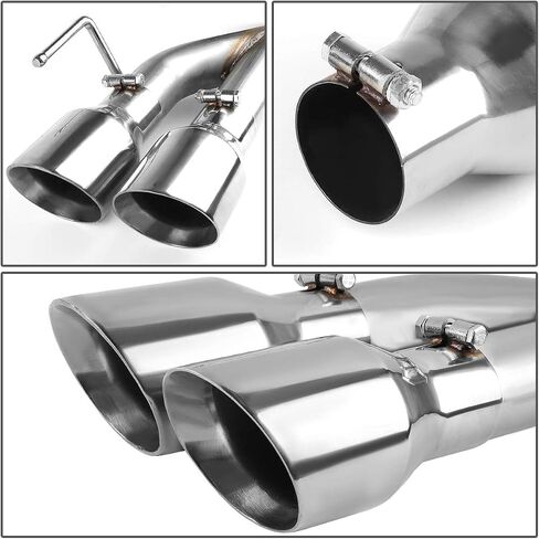 DNA Motoring CBE-MU-FM18-50L طقم عادم Catback 4 بوصات كاتم صوت من الفولاذ المقاوم للصدأ متوافق مع 18-20 Ford Mustang 5.0L in Saudi Arabia