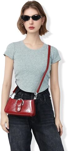Clutch Purse for Women - Evening Purse Small PU Leather Shoulder Bag, Designer Zipper Close Handbag in Saudi Arabia