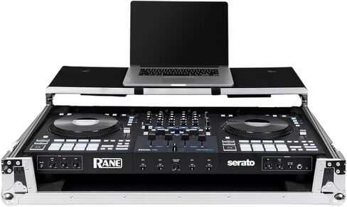 Headliner Flight Custom Fit Case with Laptop Platform and Wheels Compatible with Rane Four DJ Controller, DJ Equipment Road Case in Kuwait