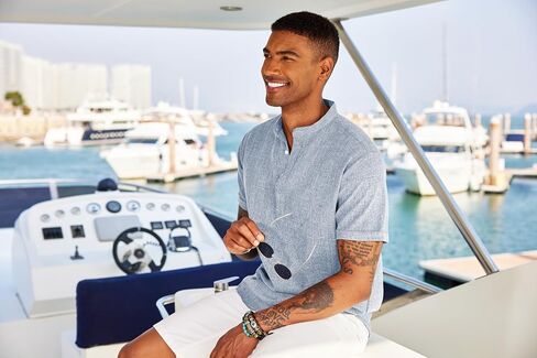 COOFANDY Men's Linen Henley Shirt Short Sleeve Casual Summer Beach Hippie T Shirts in Saudi Arabia