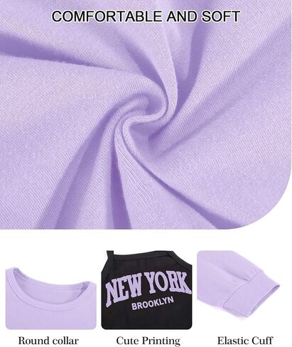 Girls Clothes Letter Print Round Sleeveless Jumpsuits Outfit Long Sleeve Front Tops Fall Winter 2Pcs in Saudi Arabia