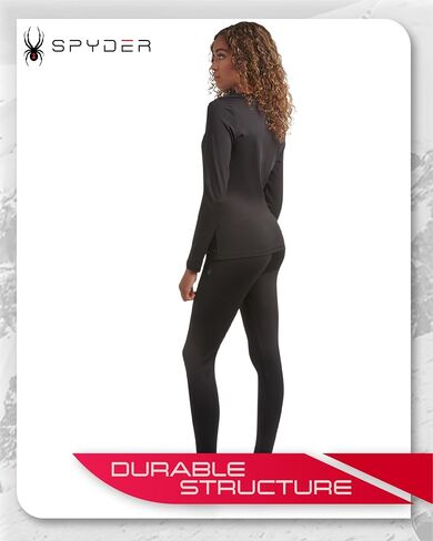 Spyder Women's Thermal Underwear Set - 4 Piece Brushed Back Fleece Lined Long Johns Base Layer Set for Women (Sizes: S-XL) in Saudi Arabia