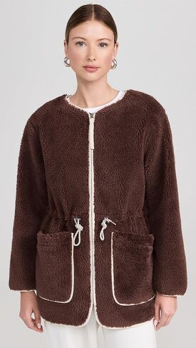 Varley Women's Angelina Sherpa Coat in Saudi Arabia