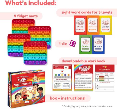 حزمة تعلم رياض الأطفال - تعلم القراءة في أسابيع، ماستر 500 بطاقة فلاش - كلمات رؤية عالية التردد، أرقام، إضافة وطرح وأشكال - لمرحلة ما قبل الروضة حتى الصف 3 in Kuwait