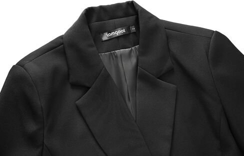 Lamgool Women's Suit 2 Piece Casual Outfits Cropped Blazer High Waisted Wide Leg Pants for Work in Saudi Arabia